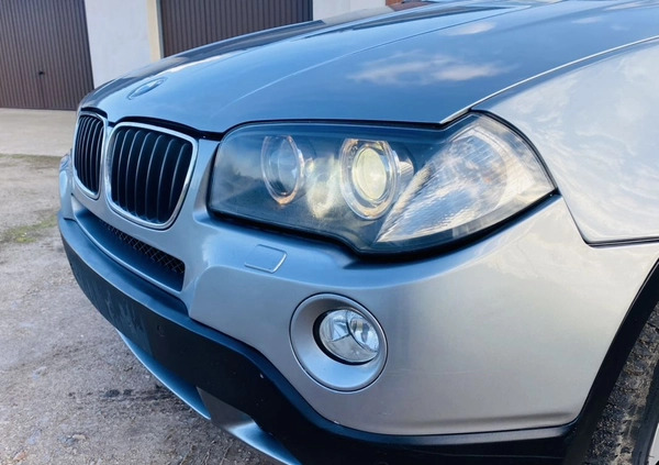 BMW X3 cena 31900 przebieg: 170896, rok produkcji 2008 z Kutno małe 277